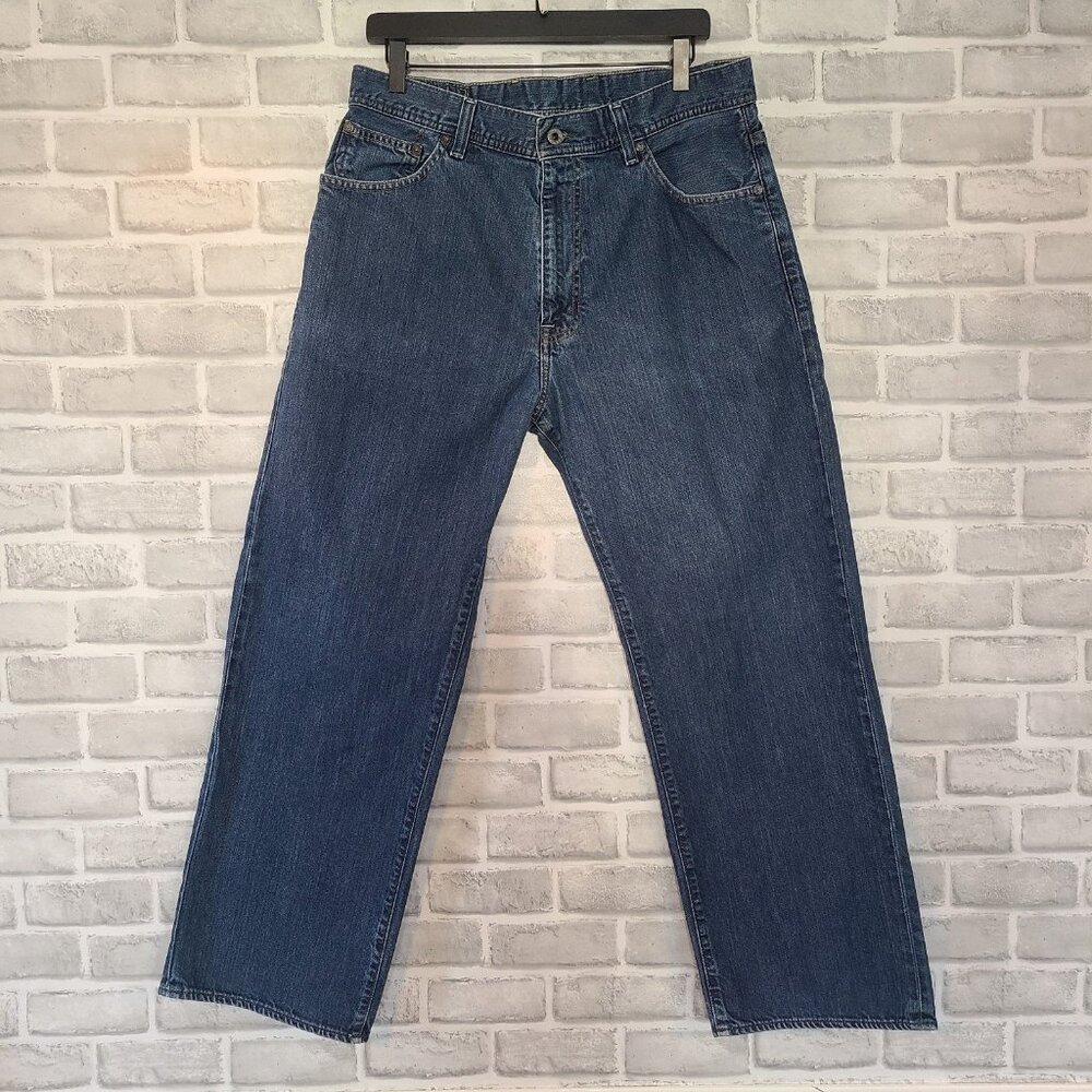 Vintage Ralph Lauren Polo Denim Blue Jeans 34 Loose Fit